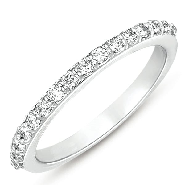 White Gold Matching Band