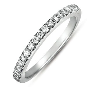 White Gold Matching Band