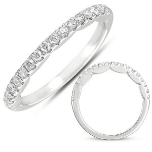 White Gold Matching Band