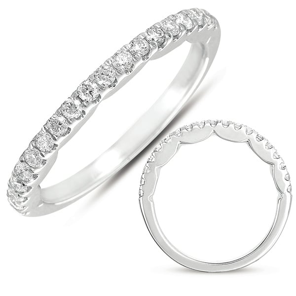 White Gold Matching Band