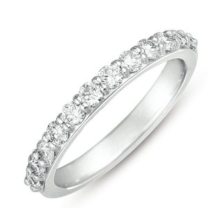 White Gold Matching Band