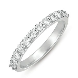White Gold Matching Band