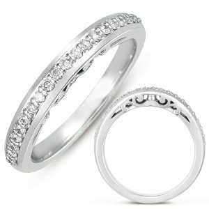 White Gold Matching Band