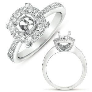 White Gold Engagement Ring