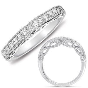 White Gold Matching Band