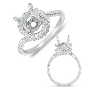 White Gold Engagement Ring