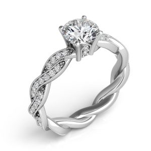 White Gold Engagement Ring
