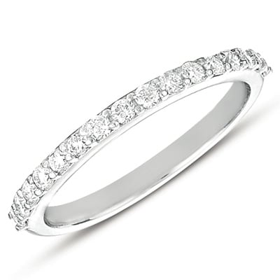White Gold Matching Band