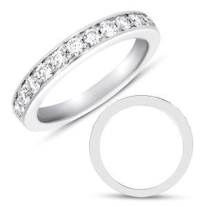 White Gold Matching Band