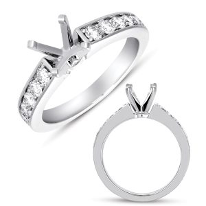 White Gold Engagement Ring
