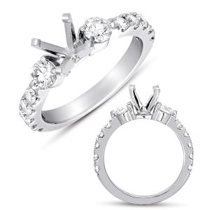 White Gold Engagement Ring
