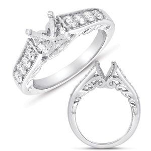 White Gold Engagement Ring