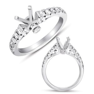 White Gold Engagement Ring