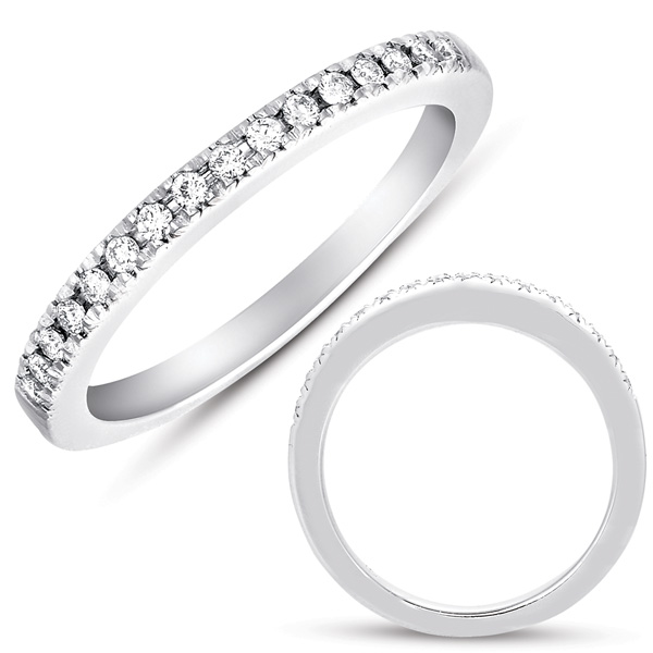 White Gold Wedding Band