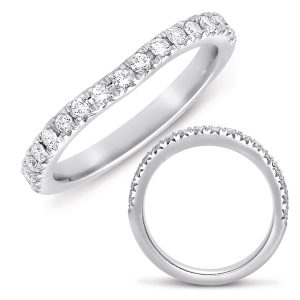 White Gold Wedding Band