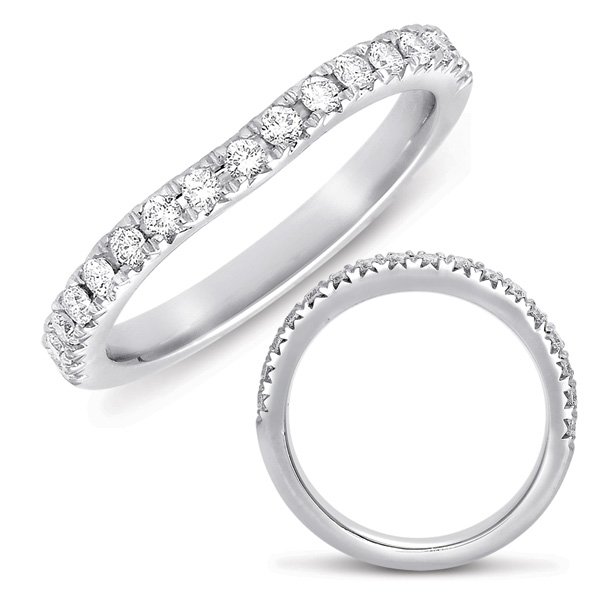White Gold Wedding Band