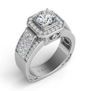 White Gold Engagement Ring