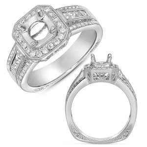 White Gold Engagement Ring