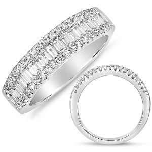 White Gold Wedding Band