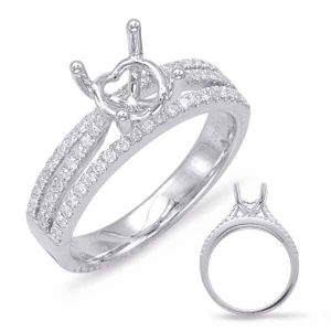White Gold Engagement Ring