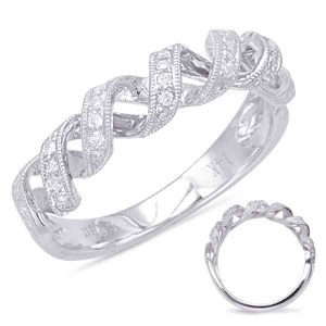 White Gold Matching Band