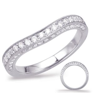 White Gold Matching Band
