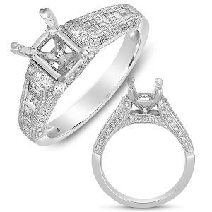 White Gold Engagement Ring