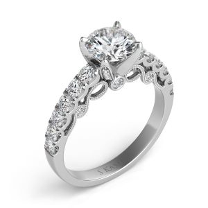 White Gold Engagement Ring
