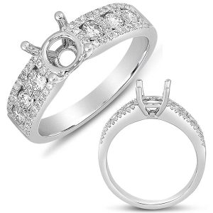 White Gold Engagement Ring