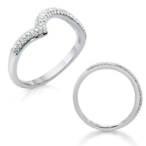White Gold Wedding Band