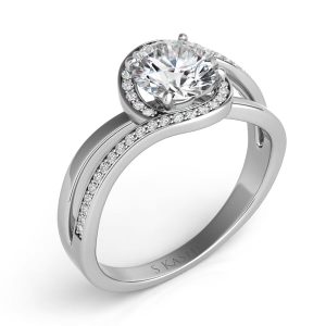 White Gold Engagement Ring