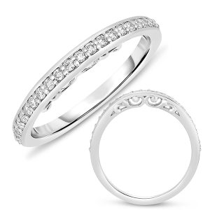 White Gold Wedding Band