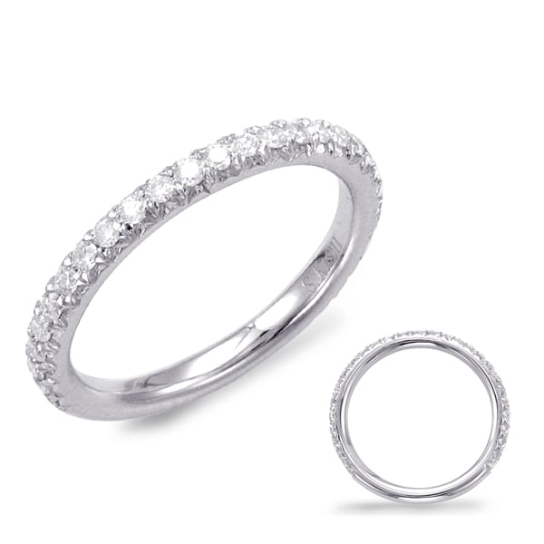 White Gold Wedding Band