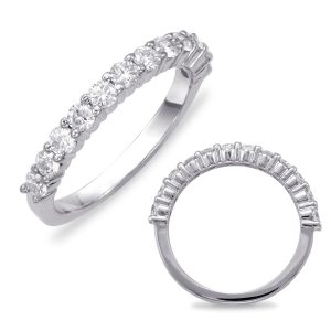 White Gold Wedding Band