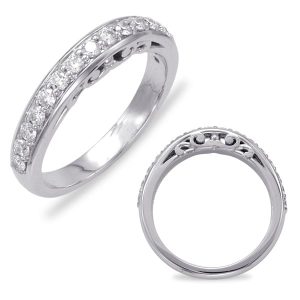 White Gold Wedding Band