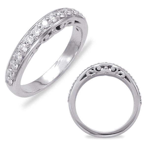 White Gold Wedding Band