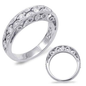 White Gold Wedding Band
