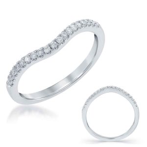 White Gold Wedding Band