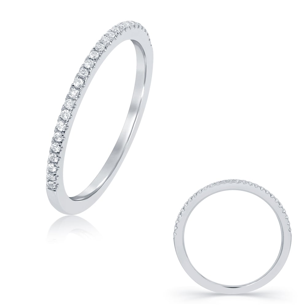 White Gold Matching Band