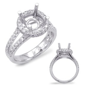 White Gold Engagement Ring