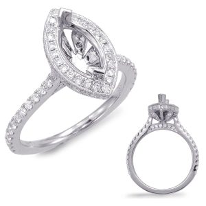 White Gold Engagement Ring