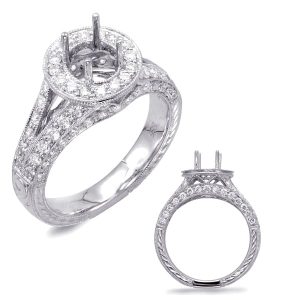White Gold Engagement Ring