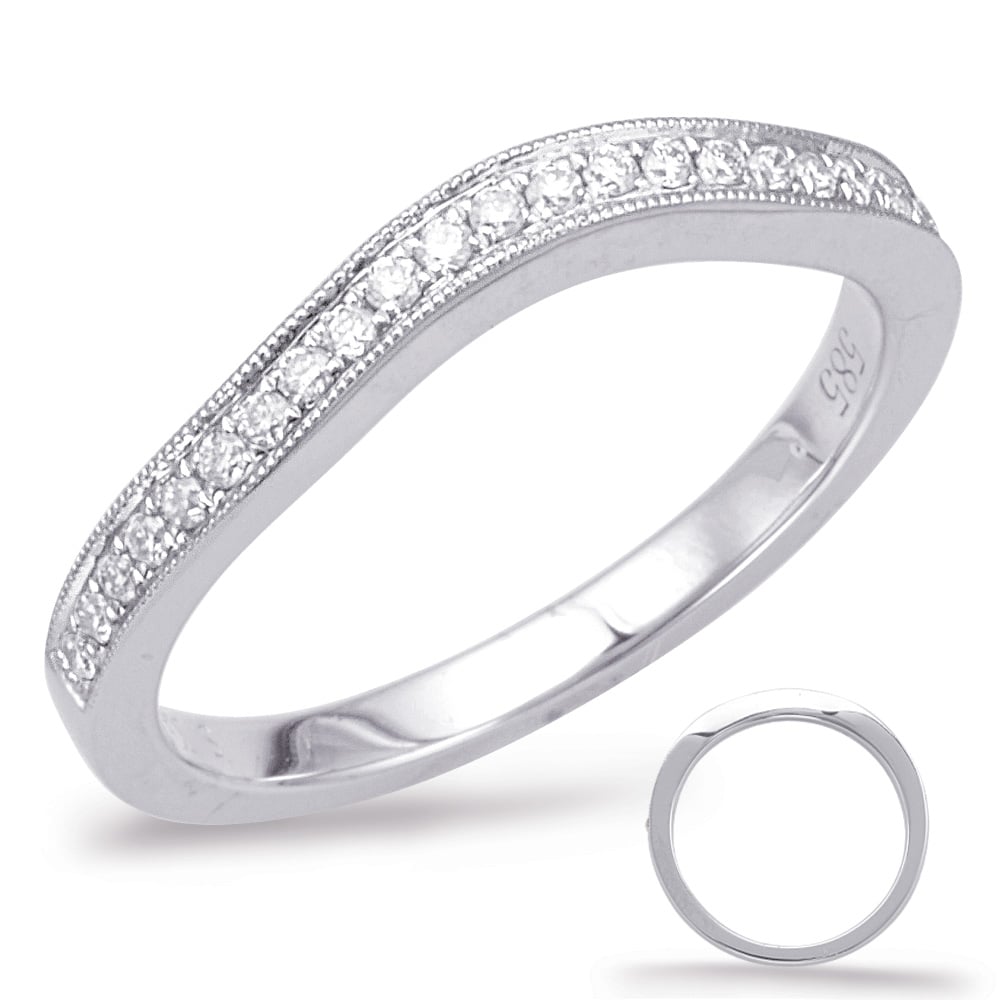 White Gold Matching Band