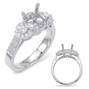 White Gold Engagement Ring