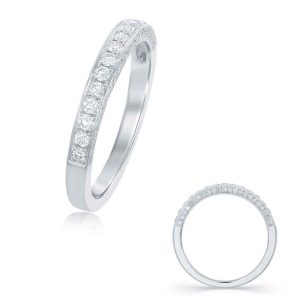White Gold Wedding Band