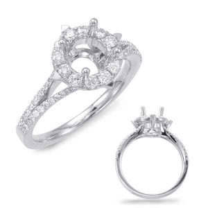 White Gold Engagement Ring