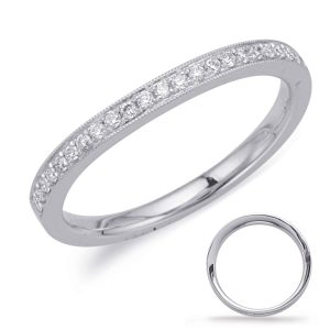 White Gold Matching Band