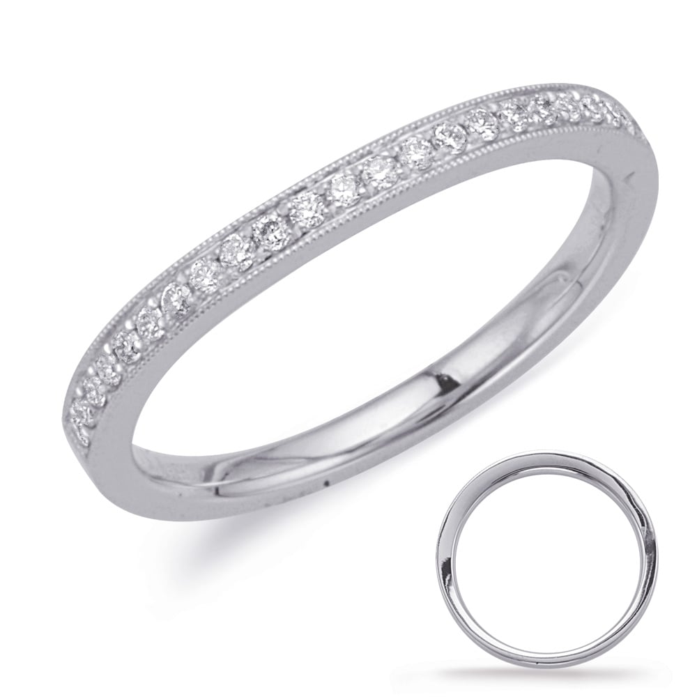 White Gold Matching Band