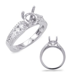 White Gold Engagement Ring