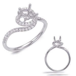 White Gold Engagement Ring